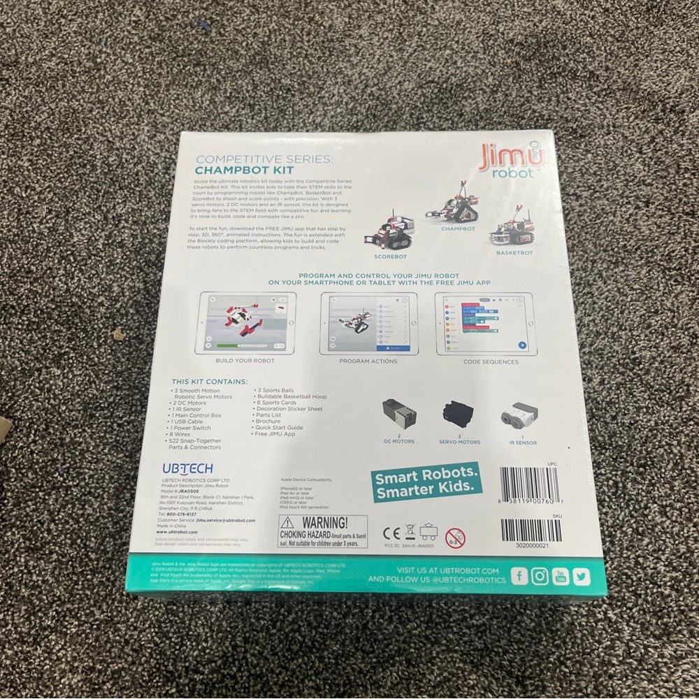 UBTECH JIMU Robot Champbot Kit/ App-Enabled Building & Coding STEM Robot Kit - Picture 2 of 2